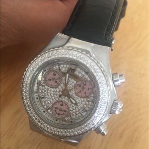 Technomarine Technolady Chrono Paved Diamond Watch